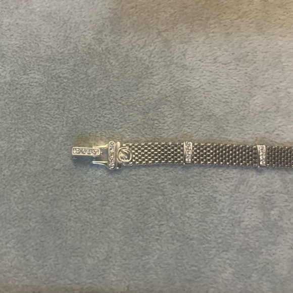 Swarovski Silver Mesh Bracelet with Crystal Details - Picture 4 of 16